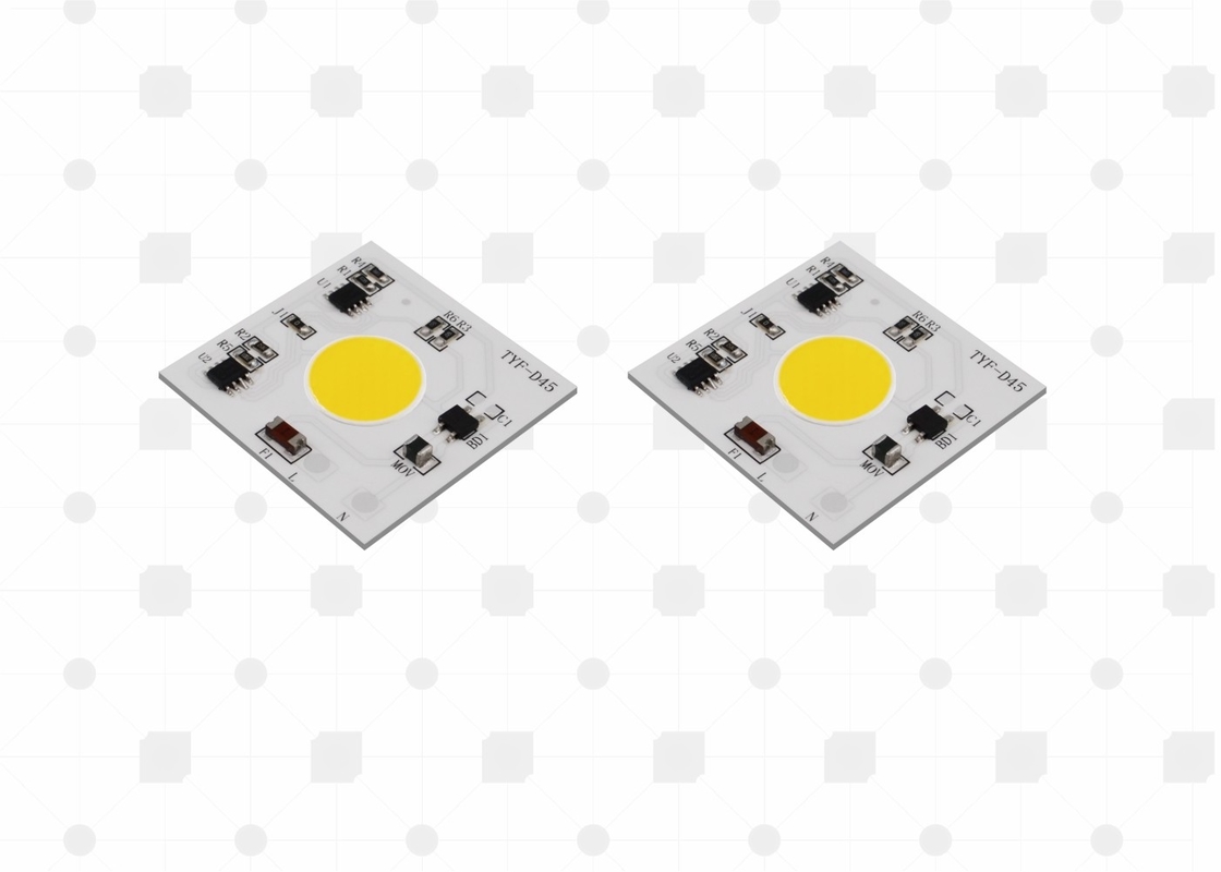 ceremic substrate 110V/220V low flickering AC COB Bridgelux chip inside